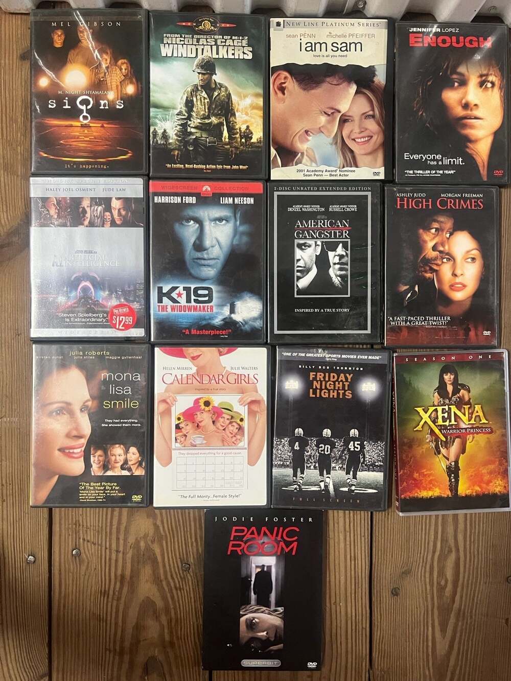 DVD Movie Collection Lot Including Panic Room Superbit and More
